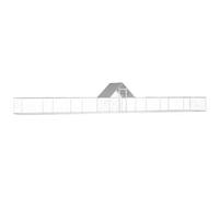 VIDAXL - Pollaio 14x2x2 M In Acciaio Zincato