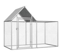 VIDAXL - Pollaio 2x1x1,5 M In Acciaio Zincato