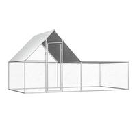 VIDAXL - Pollaio 4x2x2 m in Acciaio Zincato