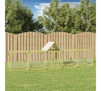 vidaXL Pollaio 500x100x150 cm in Legno Massello di Pino Impregnato