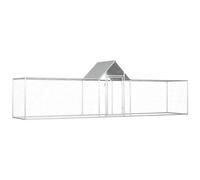 VIDAXL - Pollaio 5x1x1,5 M In Acciaio Zincato