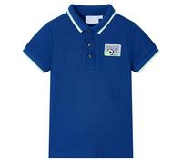 vidaXL Polo da Bambino Blu Scuro 128