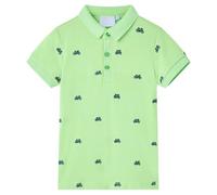 vidaXL Polo da Bambino Verde Neon 92