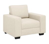 vidaXL Poltrona 60 cm in Lino, Divano Singolo, Sedia Accento, Sedia Relax, Poltrona, Sedia TV, Divano a Un Posto, Divano a Un Posto, Chaise Longue