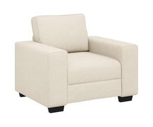 vidaXL Poltrona 60 cm in Lino, Divano Singolo, Sedia Accento, Sedia Relax, Poltrona, Sedia TV, Divano a Un Posto, Divano a Un Posto, Chaise Longue
