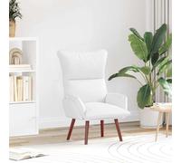 vidaXL poltrona Bianco 69 x 74 x 93 cm Pelle Artificiale