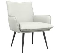 vidaXL Poltrona Bianco Similpelle