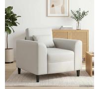 vidaXL Poltrona Bianco Similpelle