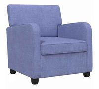 vidaXL Poltrona Blu jeans Tessuto