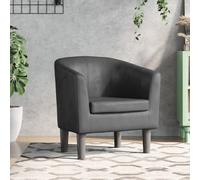 vidaXL Poltrona Cabriolet Grigia in Similpelle