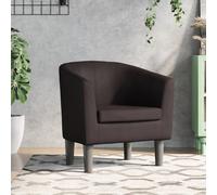 vidaXL Poltrona Cabriolet Marrone in Similpelle