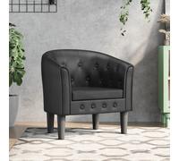 VIDAXL - Poltrona Cabriolet Nera In Similpelle