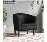vidaXL Poltrona Cabriolet Nera in Similpelle