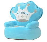vidaXL Poltrona Cameretta Principe Blu Bimbi Poltroncina Imbottita Bambini