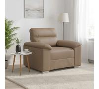 vidaXL Poltrona Cappuccino 100x81x84 cm in Similpelle