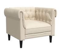 vidaXL Poltrona Chesterfield in Lino