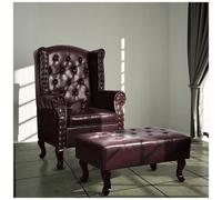 vidaXL - Poltrona Chesterfield Stile Capitonn Marrone Antico