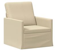 vidaXL Poltrona Crema 70 x 81 x 82 cm Tessuto