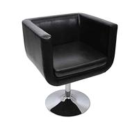 vidaXL Sedia da Bar Nero in Similpelle