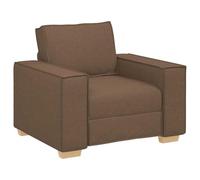vidaXL Poltrona Divano Marrone 60 cm Tessuto