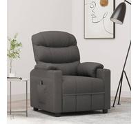 VIDAXL - Poltrona Elettrica Reclinabile Grigio Scuro In Tessuto