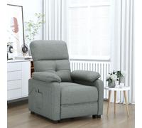 VIDAXL - Poltrona Elettrica Reclinabile Grigio Scuro in Tessuto