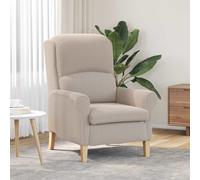 vidaXL Poltrona Ergonomica in Grigio Chiaro. È comoda ed elegante, perfetta per il soggiorno, per leggere o rilassarti. Montaggio facile e design moderno per decorare la tua casa.