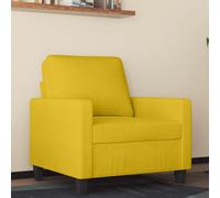 vidaXL Poltrona Giallo 60 cm Velluto