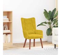 vidaXL poltrona Giallo 63 x 67 x 94 cm Velluto