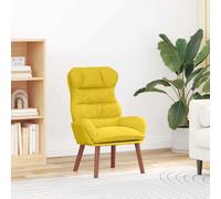 vidaXL Poltrona Rilassante in Velluto Giallo