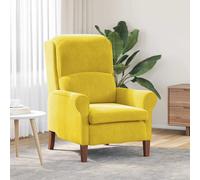 vidaXL poltrona Giallo Velluto