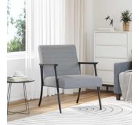 vidaXL poltrona Grigio chiaro 59 x 75 x 78 cm Tessuto