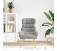 vidaXL poltrona Grigio chiaro 69 x 74 x 93 cm Tessuto Sherpa