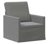 vidaXL Poltrona Grigio Scuro 70 x 81 x 82 cm Velluto (V)