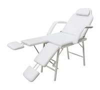 vidaXL Poltrona Letto Massaggi Trattamenti Portatile Crema Sedia da Estetista