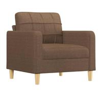 vidaXL Poltrona Marrone 60 cm in Tessuto