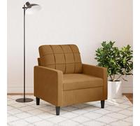 vidaXL Poltrona Marrone 60 cm Velluto