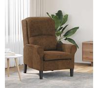 vidaXL poltrona Marrone Pelle Sintetica