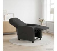 vidaXL Poltrona Massaggiante Grigio Scuro Bouclé