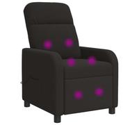 vidaXL Poltrona Massaggiante Nero Bouclé