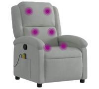 AX Poltrona Massaggiante Reclinabile Poggiapiedi Vibrante Salotto MC110Kg 371808