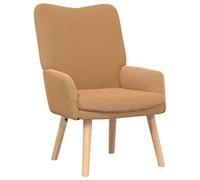 vidaXL Poltrona Moderna Beige | Sedia Rivestita Dura per Soggiorno Design Ergonomico, Ideale per Ogni Spazio, Sedia Elegante per Interni, Lettura e Comfort