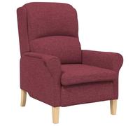 vidaXL Poltrona Moderna Rosso Vino
