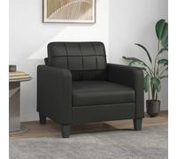 vidaXL Poltrona Nera 60 cm in Similpelle