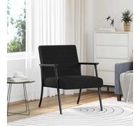 vidaXL poltrona Nero 59 x 75 x 78 cm Tessuto