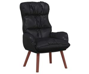vidaXL poltrona Pelle Artificiale Sedia rilassante moderna Sedile Confort | Braccioli morbidi e un sedile ben imbottito, Struttura in legno forte per un supporto sicuro,