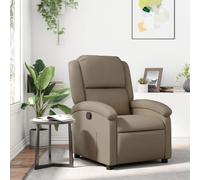 vidaXL Poltrona Reclinabile Cappuccino in Similpelle