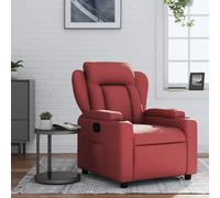 vidaXL Poltrona Reclinabile Rosso Vino in Similpelle, Poltrona reclinabile, Poltrona elettrica, Poltrona Singola, Poltrona reclinante, Poltrona