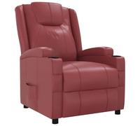 vidaXL Poltrona Reclinabile Rosso Vino in Similpelle, Poltrona reclinabile, Poltrona elettrica, Poltrona Singola, Poltrona reclinante, Poltrona