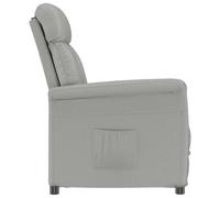 vidaXL Poltrona Recliner Grigio Chiaro
